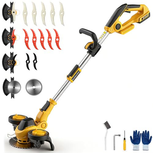 Electric Weed Cordless Eater with 4 Types Blades