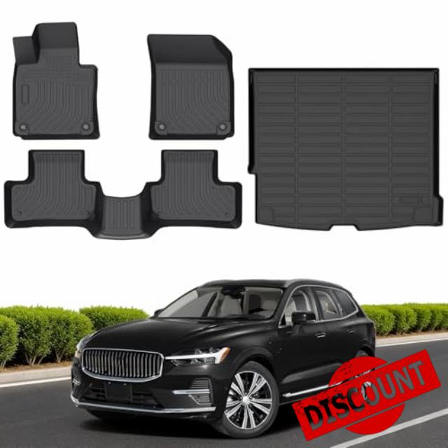 Floor Mats & Cargo Liner for 2018-2026 Volvo XC60 (Fit T5/T6