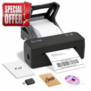 Bluetooth Thermal Label Printer with Stand