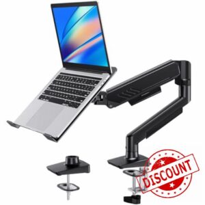 HUANUO 2 in 1 Function Laptop Mount with Tray