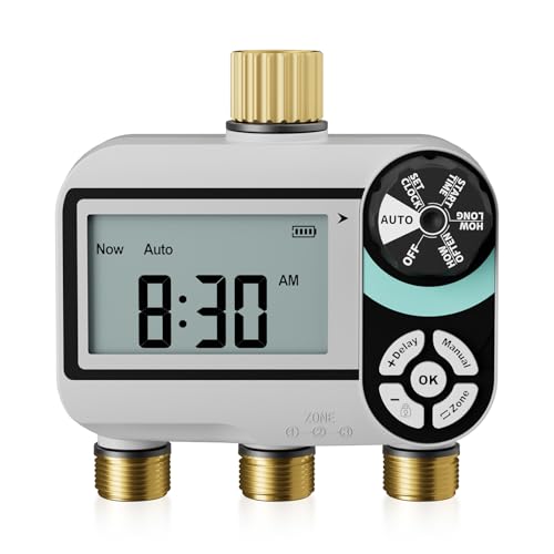 Programmable Water Timer for Hose Faucet with Child Lock