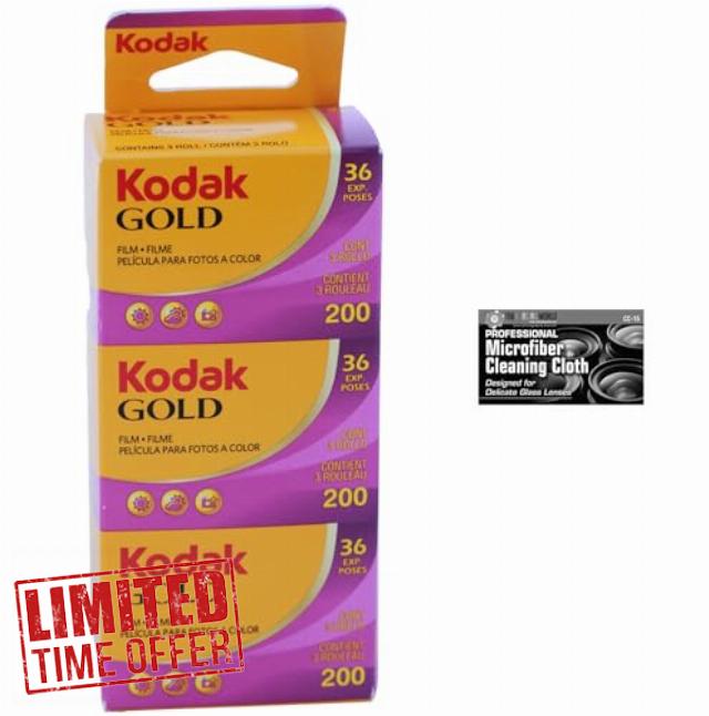 Kodak Gold 200 35mm Film Bundle