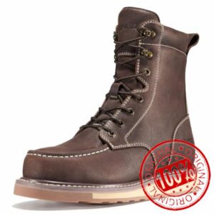 NINGO Steel Toe Work Boots for Men