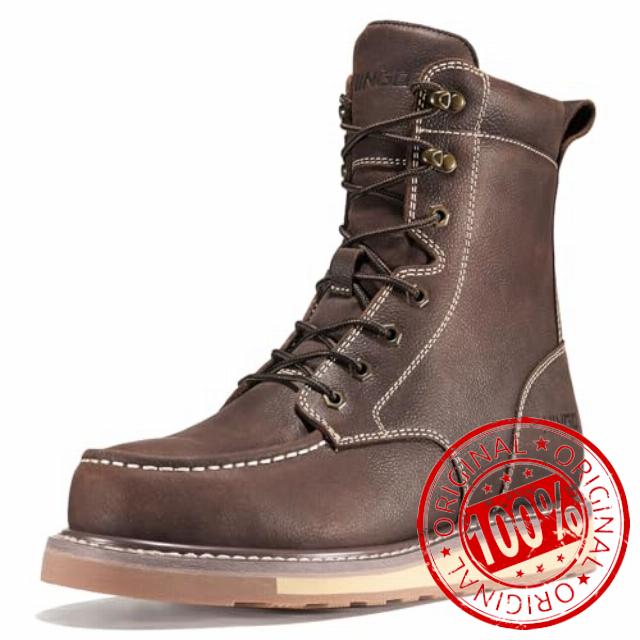 NINGO Steel Toe Work Boots for Men