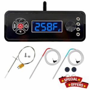 Upgraded WiFi Controller Replacement for Masterbuilt Gravity Series 560/800/1050 Digital Charcoal Grill Smoker with Smart APP Control & Real-Time Temp Monitoring