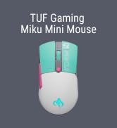 ASUS TUF Gaming H1 Gen II Hatsune Miku Edition Wired USB Gaming Headset with Mic &ndash; 40mm Drivers