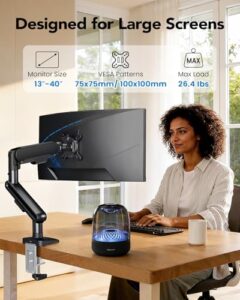 Single Monitor Mount Holds up to 26.4lbs