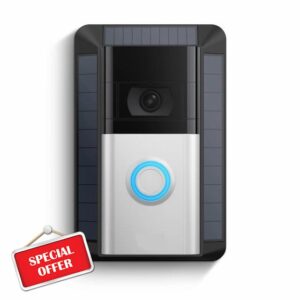 Solar Charger Compatible with Ring for Video Doorbell (2nd Gen-2020 Release)