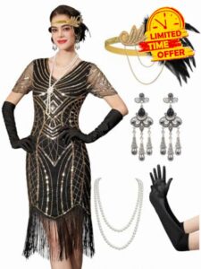 YESSA 1920s Flapper Dresses for Women