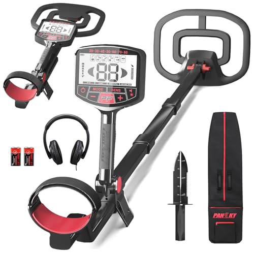 Collapsible All-Terrain Pinpointing IP68 Waterproof Gold Metal Detector Kit 27.2 to 51.2" Adjustable