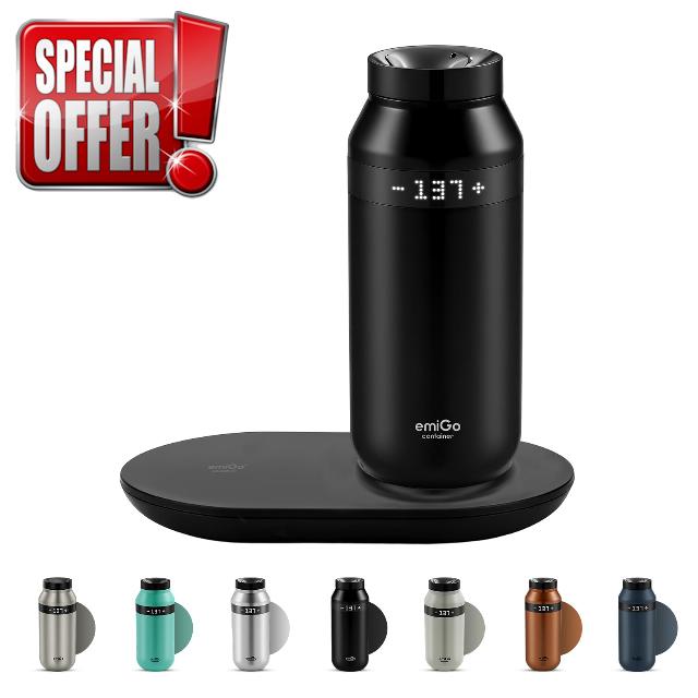 emiGo TempMaster Smart Heated Travel Mug