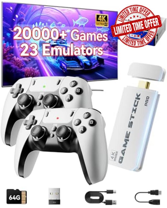 2025 Upgraded Retro Game Console Stick