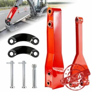 26" Mini Excavator Arm Extension for 0.8-2 Ton Machines Quick Attach Ditch Digging and Trenching Boom Heavy-Duty Steel Construction Mini Excavator Accessories for Extended Reach