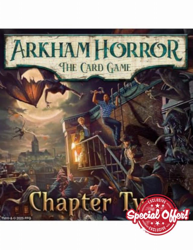 Asmodee Arkham Horror: The Card Game Chapter Two CORE Set - Cooperative LCG of Mystery & Madness with New Investigators & 3-Scenario Campaign