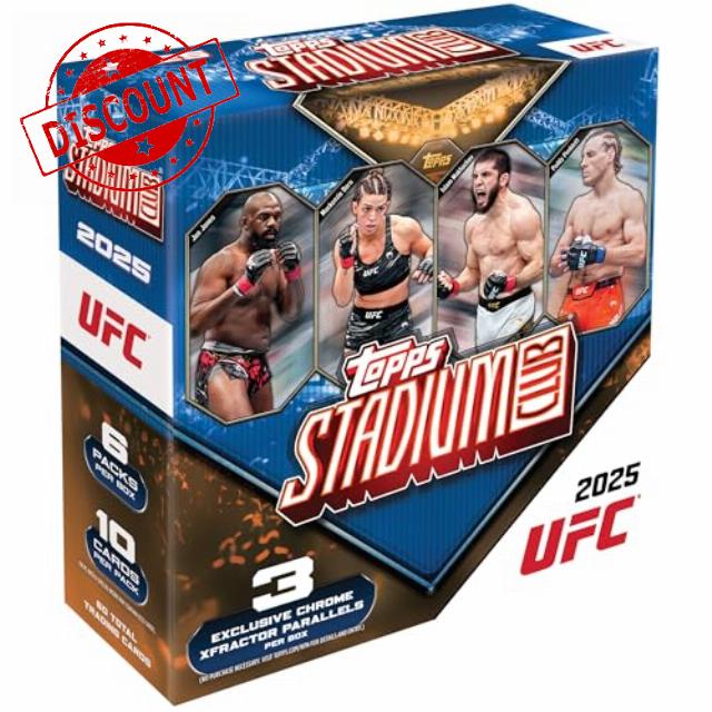 2025 Topps Stadium Club UFC - Factory Sealed - Mega Box