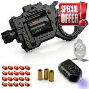 Metal Fidget Gun for Stress Relief & Focus - Steel Mini Anxiety Toy for Adults