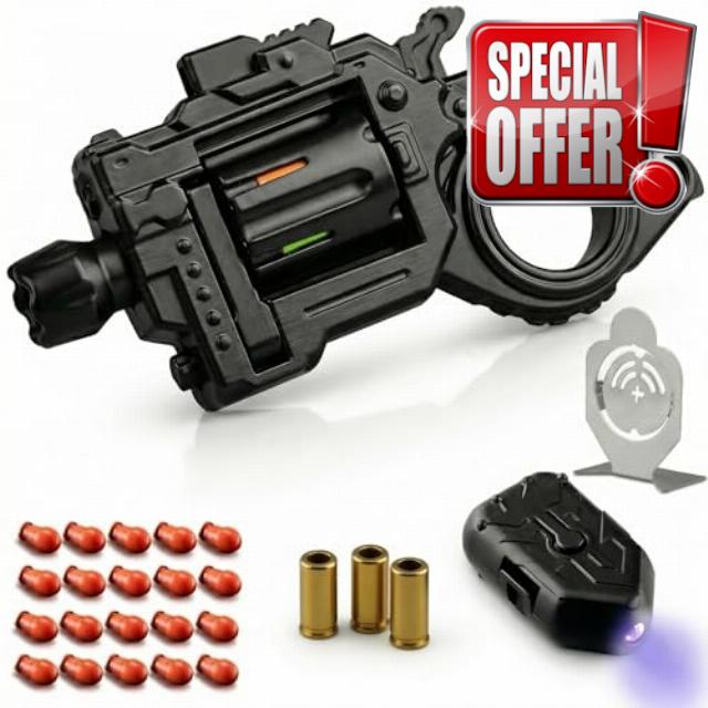 Metal Fidget Gun for Stress Relief & Focus - Steel Mini Anxiety Toy for Adults