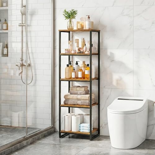Metal Corner Slim Storage Rack for Bathroom Laundry Room Kitchen Living Room