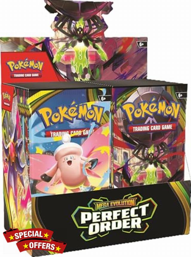Pokémon TCG: Mega Evolution—Perfect Order Booster Display Box