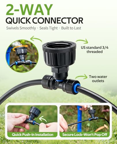 24 Adjustable Emitters for Uniform Flow
