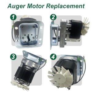 5.3 RPM P-1041 Auger Fuel Drive Motor with Mounting Bracket for GMG DB/JB Choice