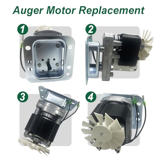 5.3 RPM P-1041 Auger Fuel Drive Motor with Mounting Bracket for GMG DB/JB Choice