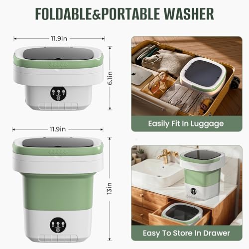 No Installation Compact Washer for Travel RV Dorm Apartment Camping