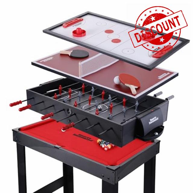 Sports Illustrated - 35" 4-in-1 Multi-Game Table – Foosball