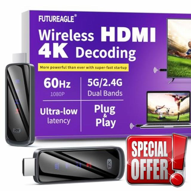Wireless HDMI Transmitter and Receiver 328FT/100M