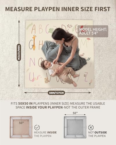 Waterproof Playpen Mat for Infants and Toddlers