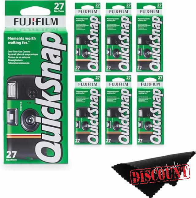 Fujifilm Quicksnap Flash Disposable Camera 400 Iso