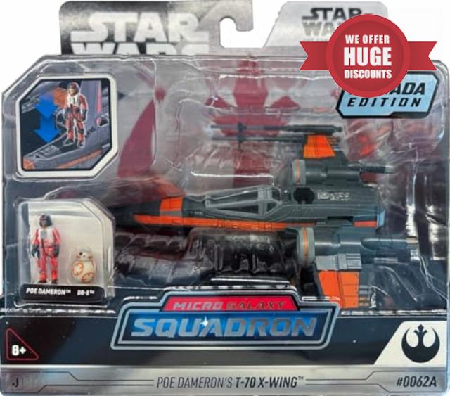 Star Wars Micro Galaxy Squadron Poe Dameron's T-70 X-Wing (Armada Edition)