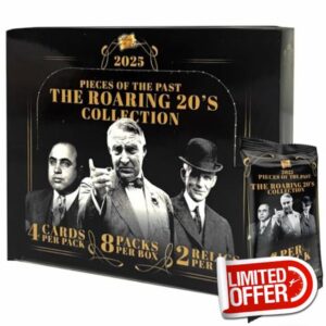 2025 Pieces of the Past Roaring 20s Edition Single Box Trading Cards 8 Packs 2 Guaranteed Relics