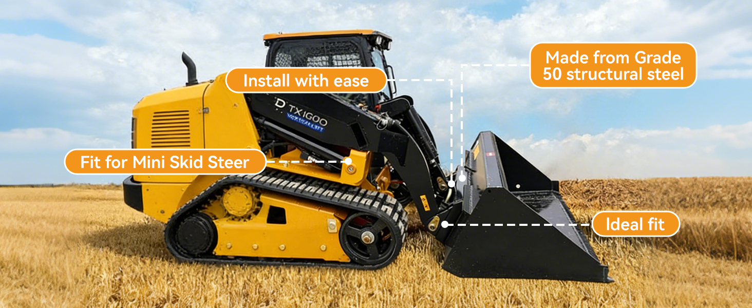 FITS MINI SKID STEERS