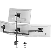 PUTORSEN Quad Monitor Stand, 4 Monitor Desk Mount for 17 to 32 Inch Screens, Heavy Duty Fully Adj...