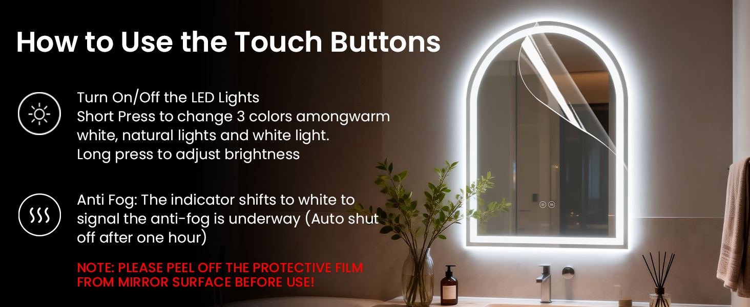 Anti-Fog mirror