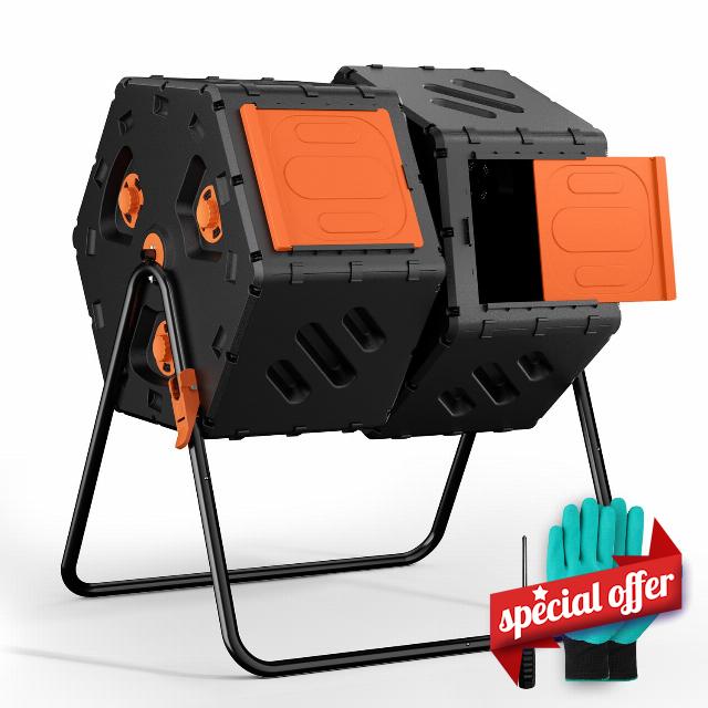 Update Compost Bin Outdoor 45 Gallon
