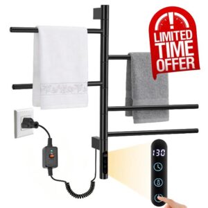 Swivel Heated Towel Rack