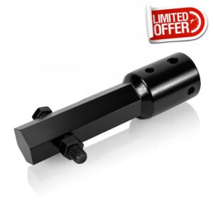 Auger Adapter Coupler 2" Female Round to 2in Male Hex