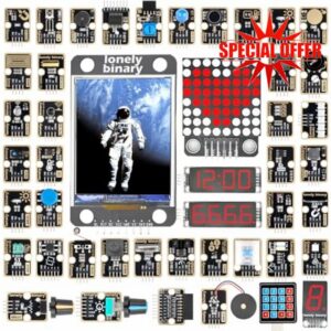 TinkerBlock 46-Piece Sensor Module Kit Gold Edition
