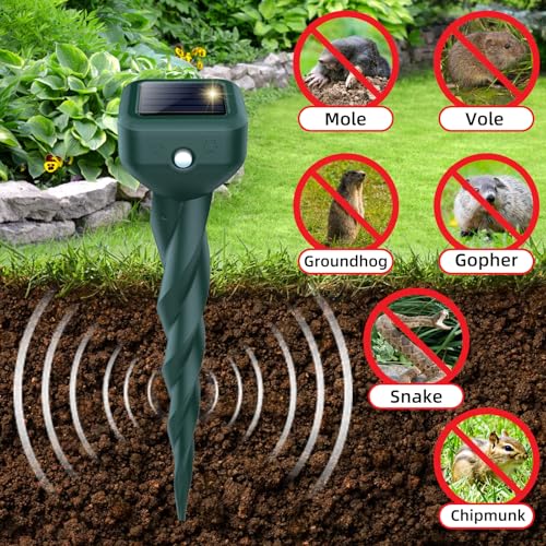 IP 65 Waterproof Ultrasonic Deterrent Stakes