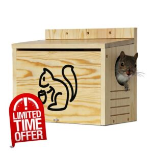 Wooden Squirrel House for Outside
