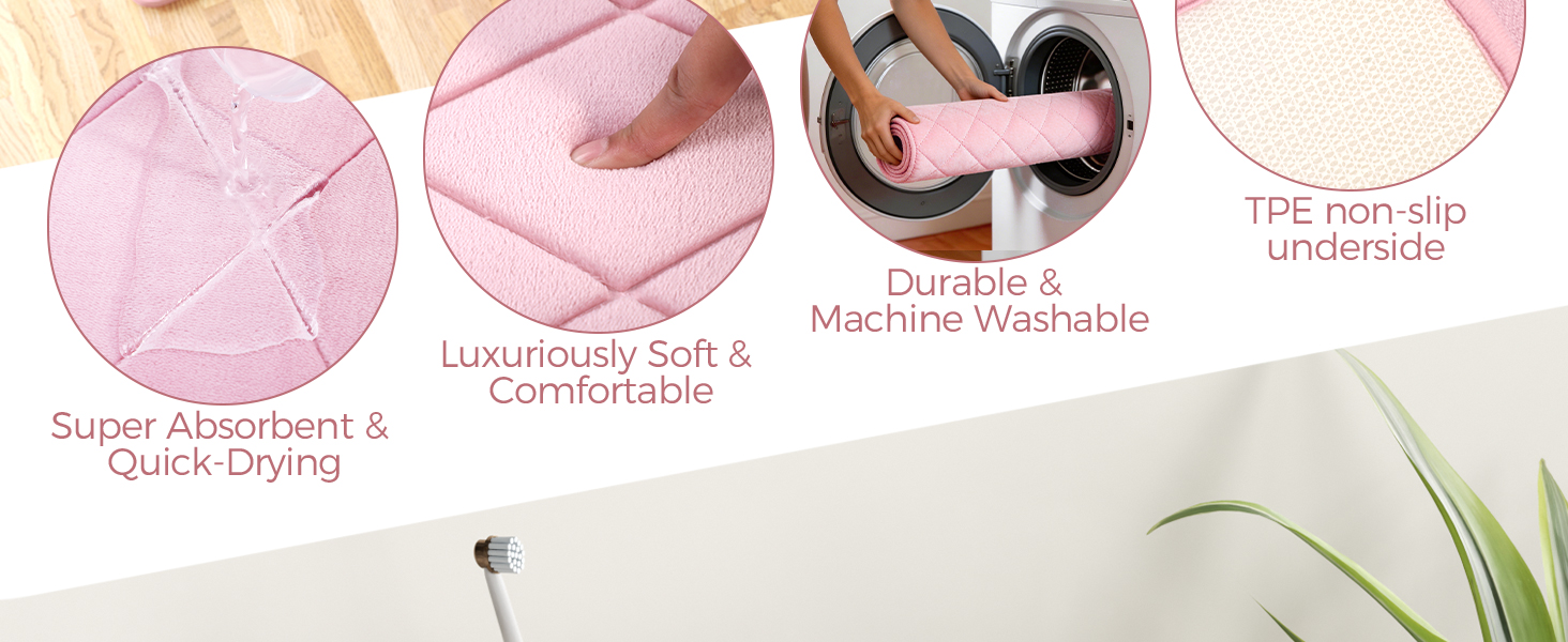 Pink Bathroom Set