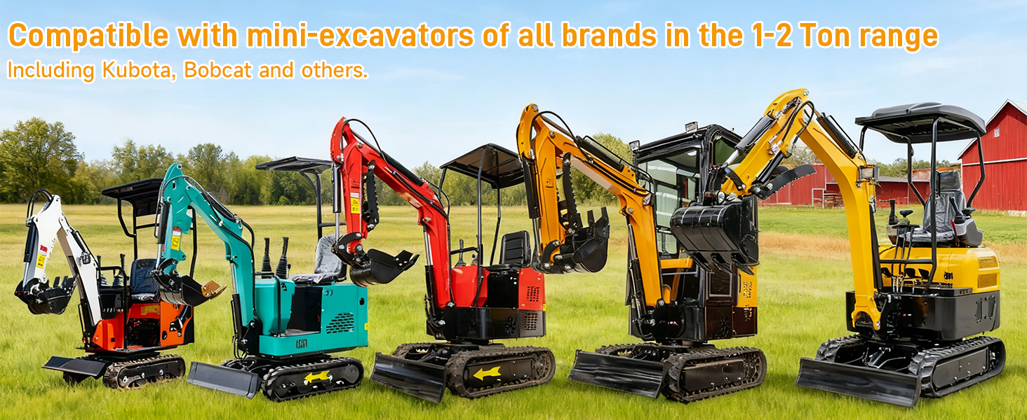 Mini Excavator Cover Applications