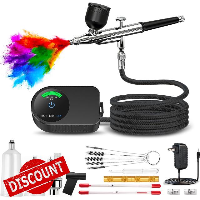 Airbrush Kit with Air Compressor