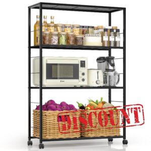 4 Tier Wire Shelving