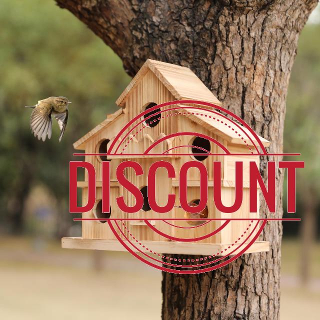 Bird Houses for Outside with Bird Feeder