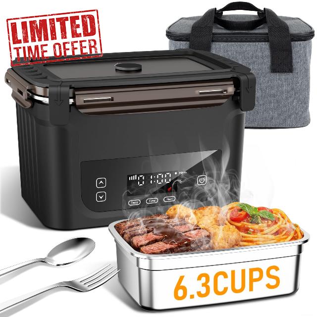 2026 Upgraded Cordless Electric Lunch Box for Adults