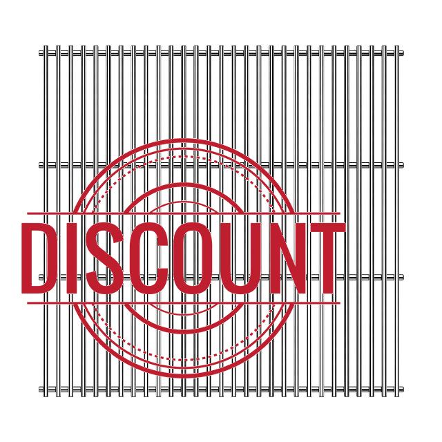 1Pack 20inch Stainless Steel Grill Steel Wire Cooking Grid Rock Grates Replacement Parts for Chargriller 5050