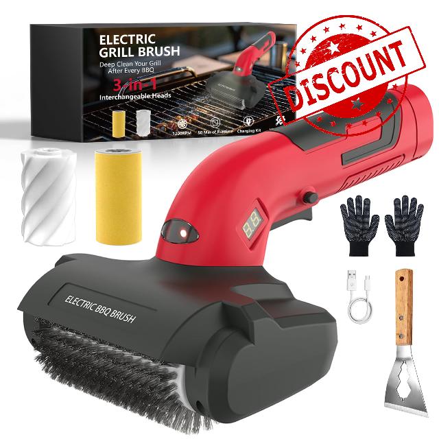 Electric Grill Brush for Outdoor
